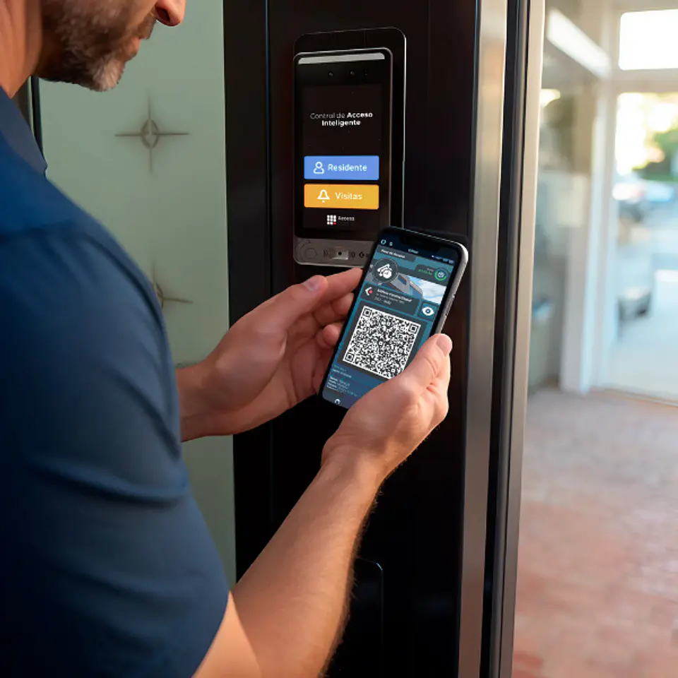 Control de Acceso Inteligente 4 Niveles de Seguridad 5