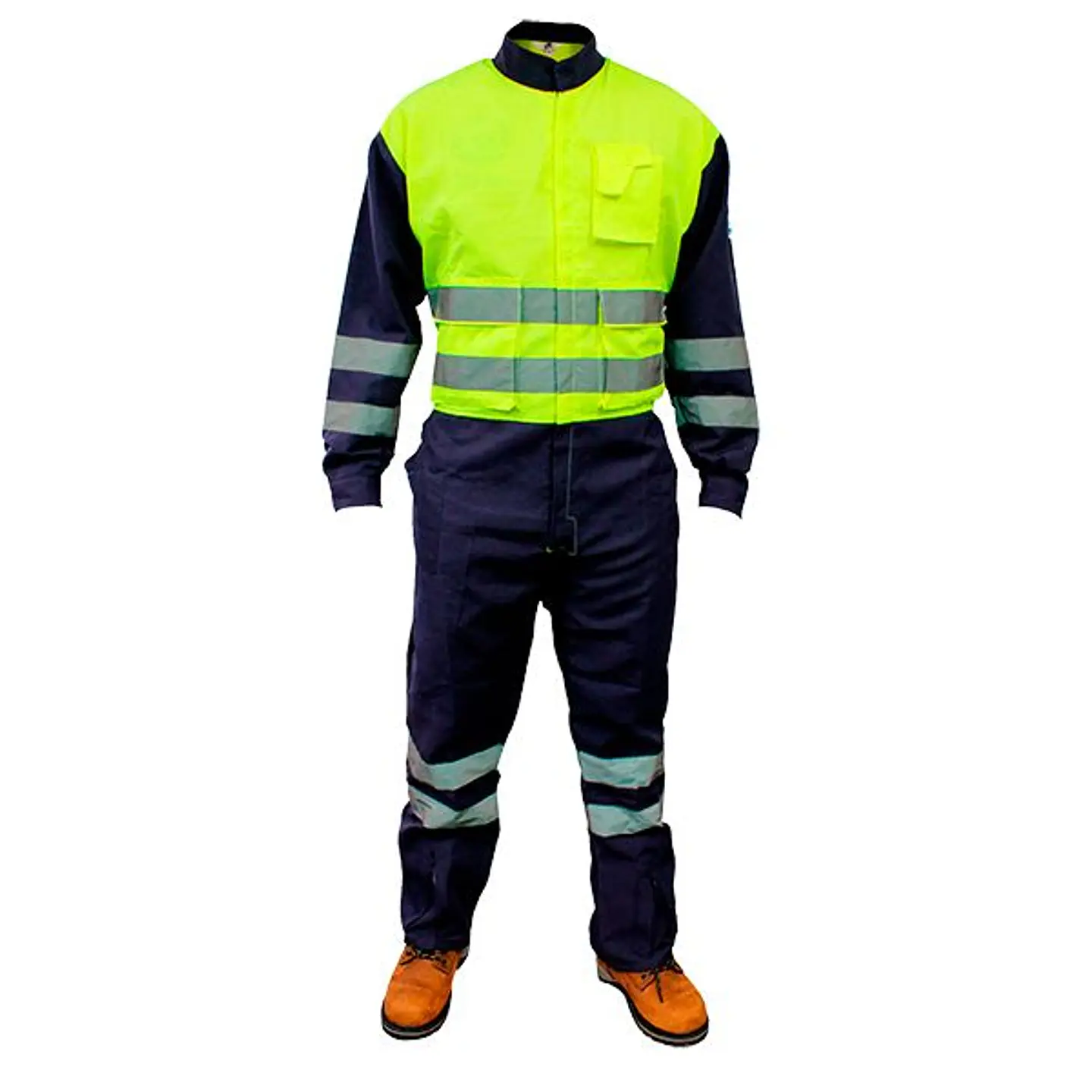 OVEROL REFLECTIVO BICOLOR AZUL/AMARILLO 1