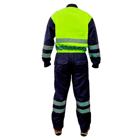 OVEROL REFLECTIVO BICOLOR AZUL/AMARILLO