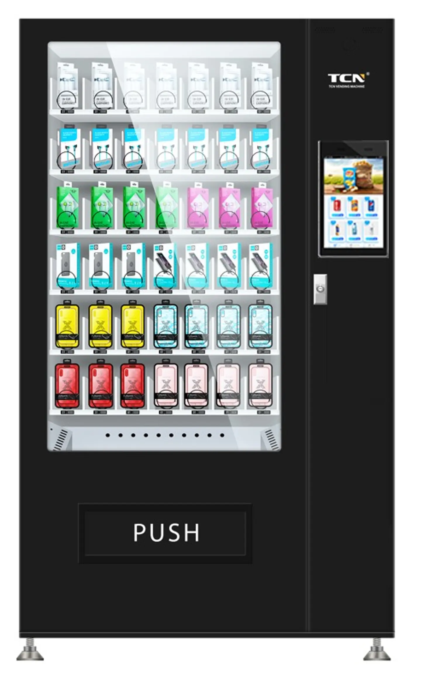 Máquina vending de insumos no refrigerados TCN S800-10V 1