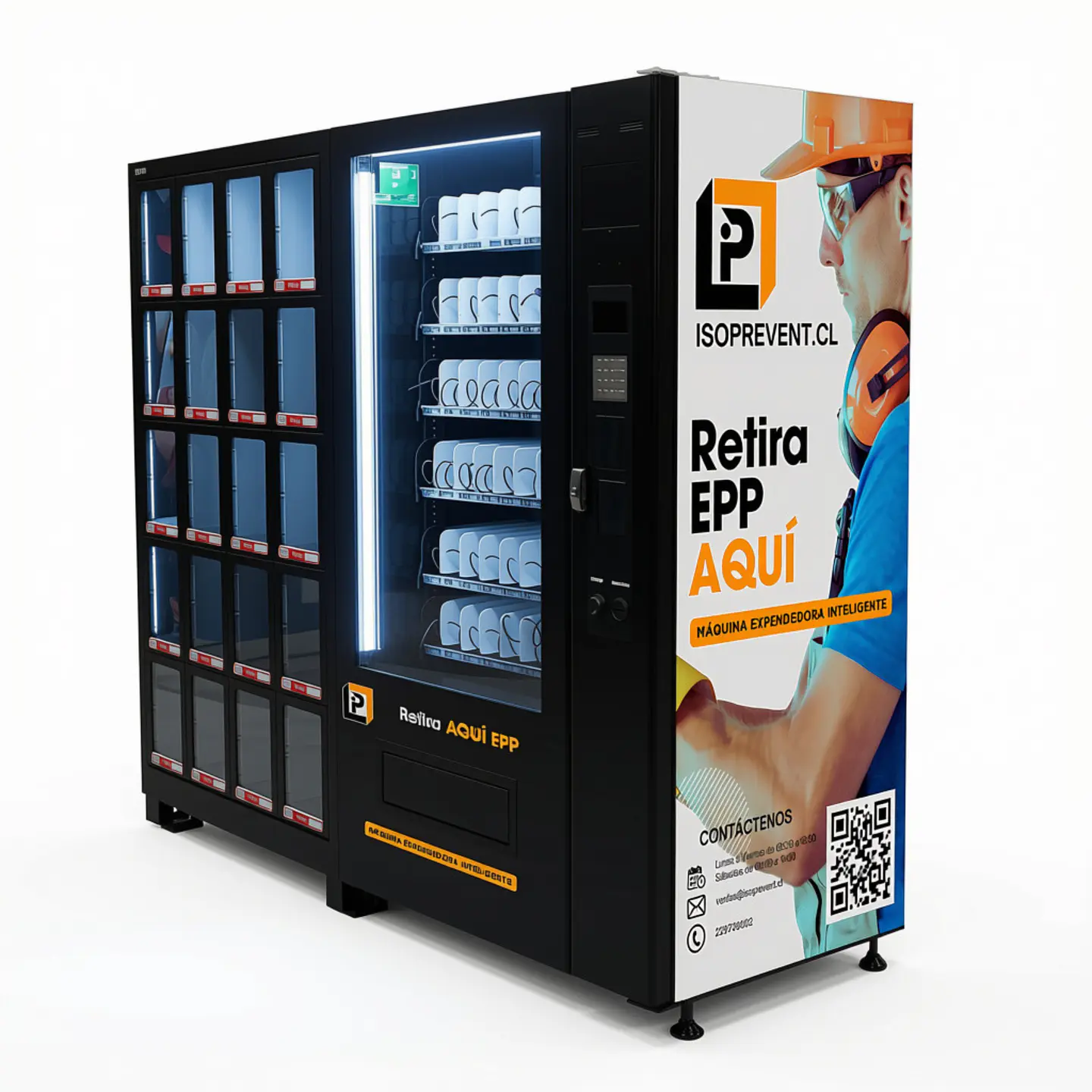 Máquina expendedora con casilleros lockers inteligentes (venta) 1