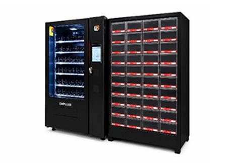 Máquina expendedora con casilleros lockers inteligentes de 40 compartimientos (venta)