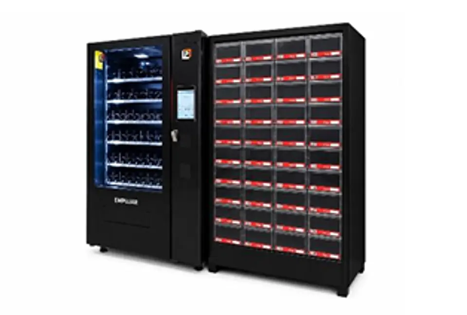 Máquina expendedora con casilleros lockers inteligentes de 40 compartimientos (venta) 1