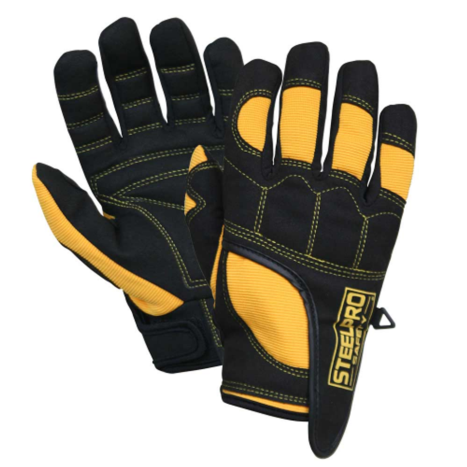 GUANTE ANTIVIBRACION STEELPRO PORON 1