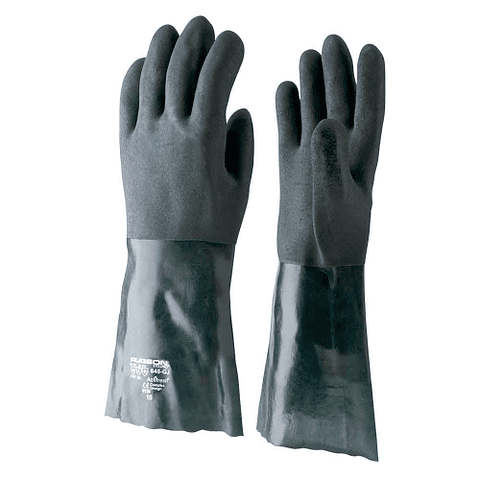GUANTE PVC VERDE RUGSON 14"