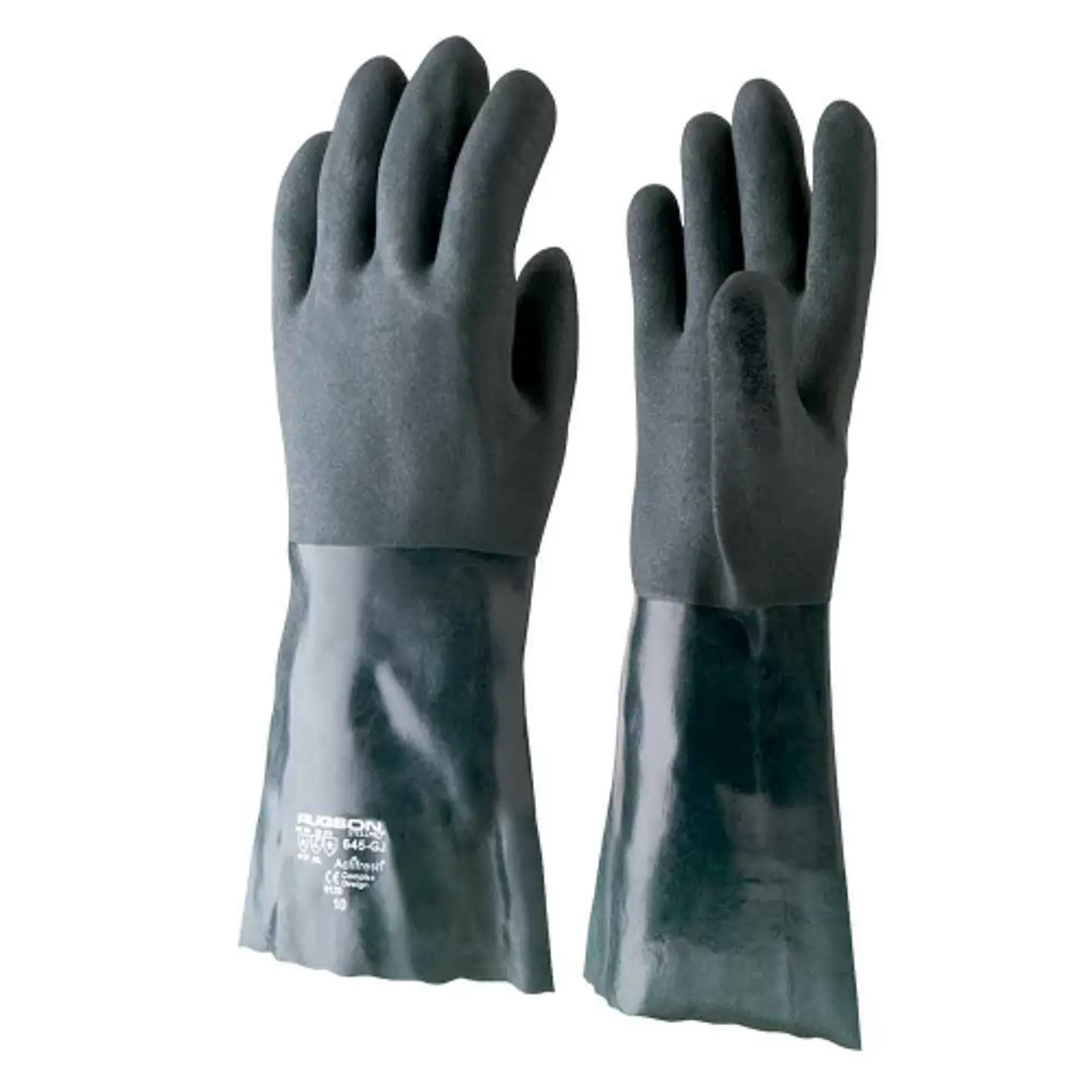 GUANTE PVC VERDE RUGSON 14