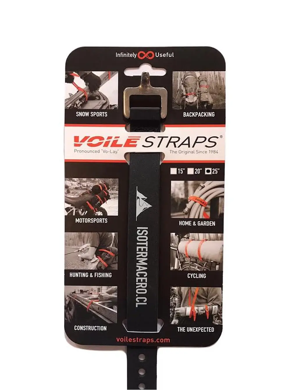 Strap Voile Negro Isoterma 25