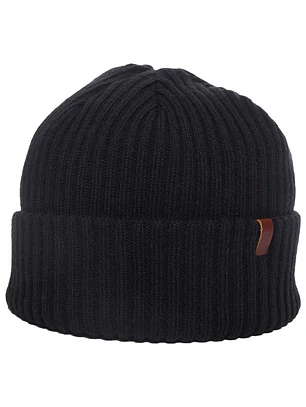 Gorro Ace Knitted Brim Hat Beanie BLK