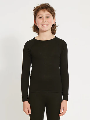 Polera Primera Capa Kids Heatflex Top BLK XTM