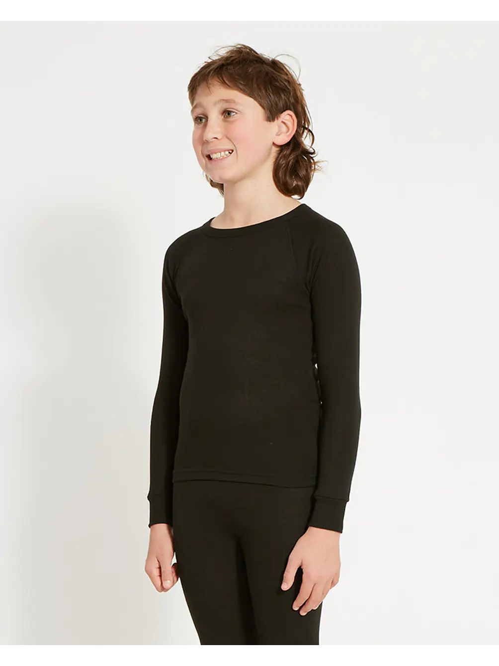 Polera Primera Capa Kids Heatflex Top BLK XTM 4