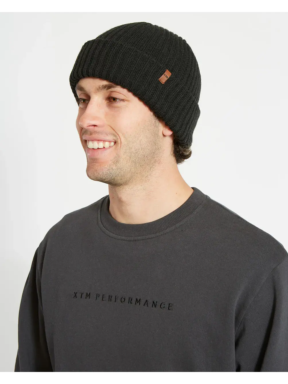 Gorro Ace Knitted Brim Hat Beanie BLK 2