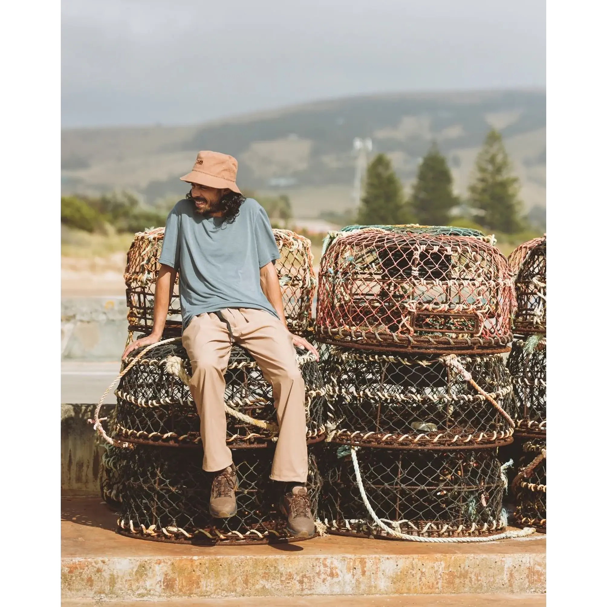 Sombrero Sundew Cañamo-Algodón Bucket Hat WOO XTM  4