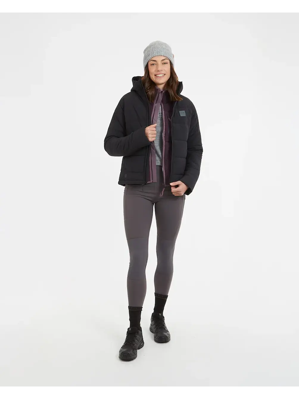Chaqueta Mujer WOOLXLOFT Insulated Puffer Black XTM 4