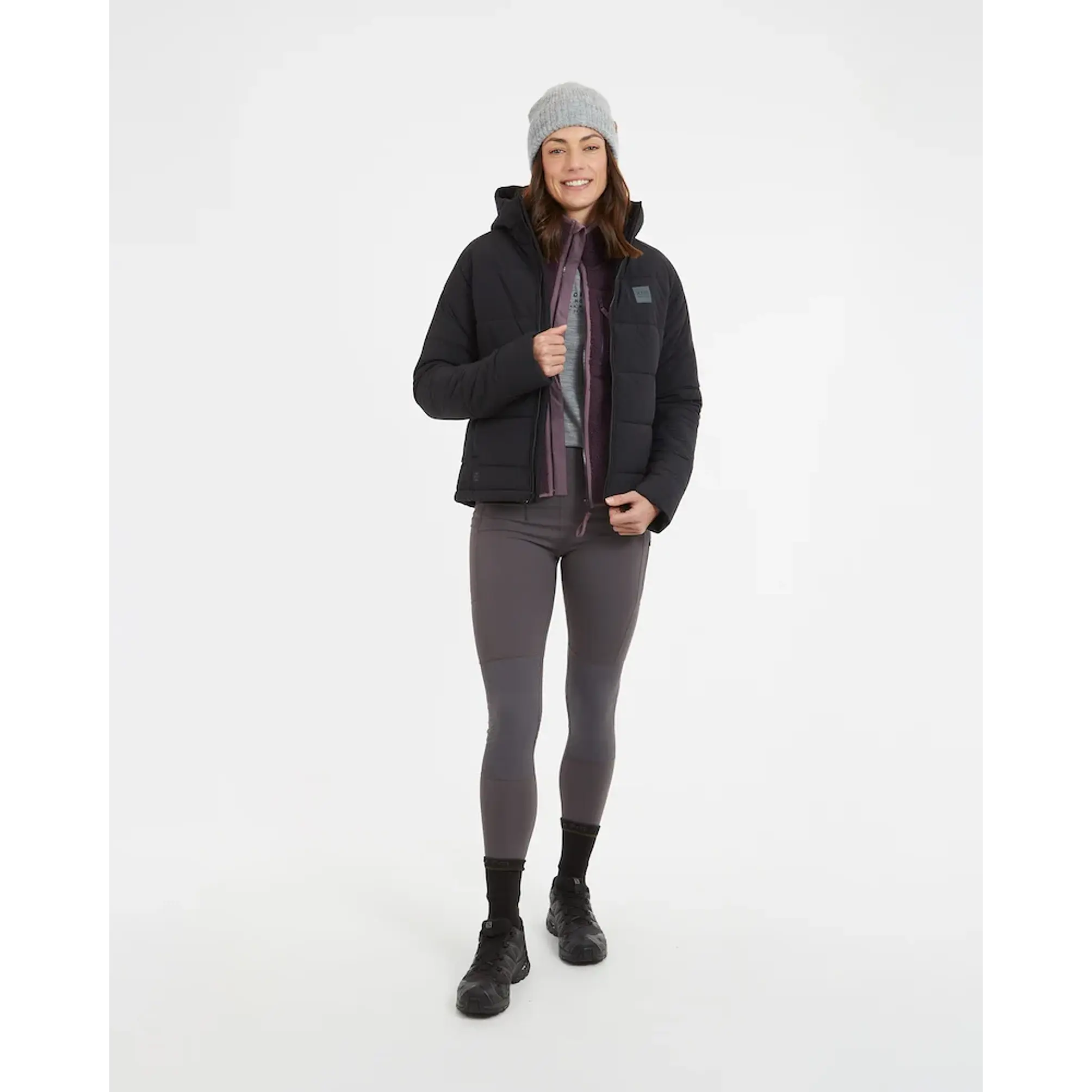 Chaqueta Mujer WOOLXLOFT Insulated Puffer Black XTM 4
