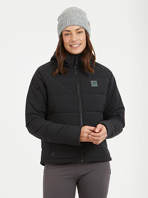 Chaqueta Mujer WOOLXLOFT Insulated Puffer Black XTM