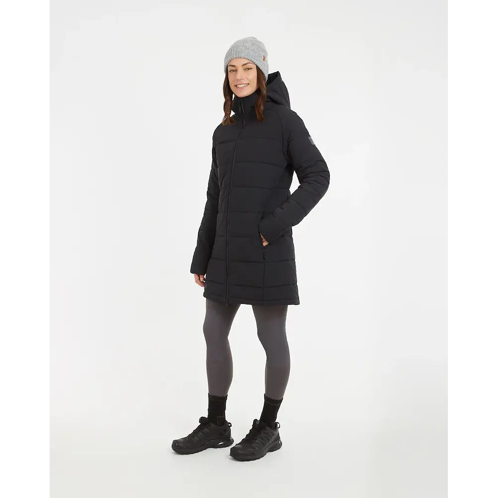 Abrigo Largo Mujer WOOLXLOFT Insulated Puffer Coat Black XTM 1