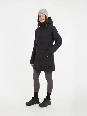 Abrigo Largo Mujer WOOLXLOFT Insulated Puffer Coat Black XTM