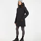 Abrigo Largo Mujer WOOLXLOFT Insulated Puffer Coat Black XTM - Miniatura 1
