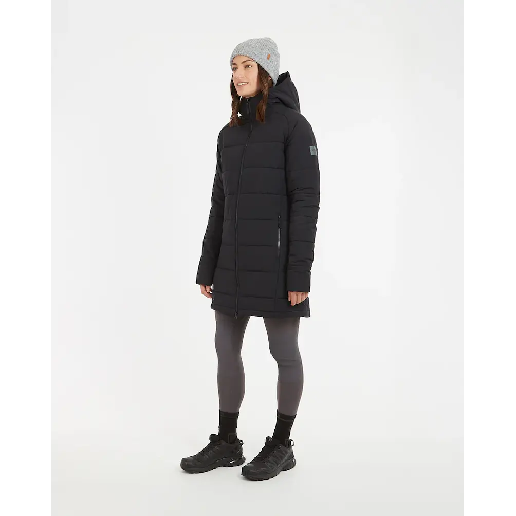 Abrigo Largo Mujer WOOLXLOFT Insulated Puffer Coat Black XTM 4