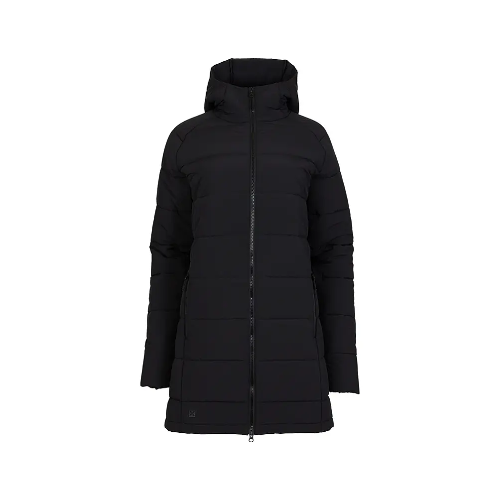 Abrigo Largo Mujer WOOLXLOFT Insulated Puffer Coat Black XTM 5