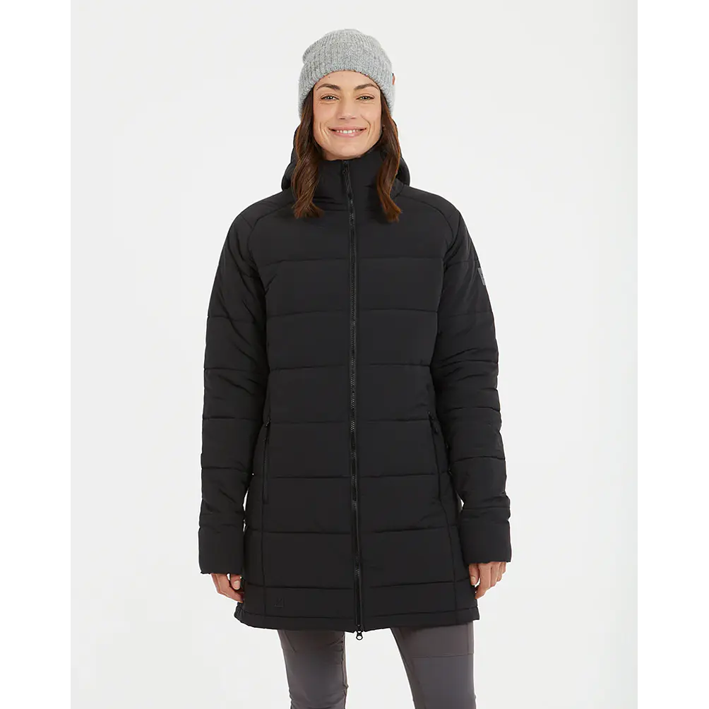 Abrigo Largo Mujer WOOLXLOFT Insulated Puffer Coat Black XTM 6