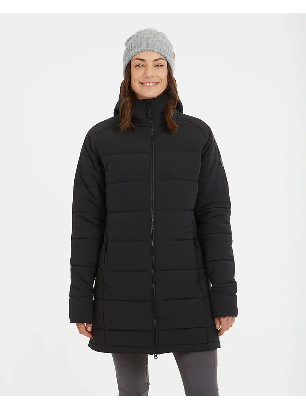 Abrigo Largo Mujer WOOLXLOFT Insulated Puffer Coat Black XTM 6