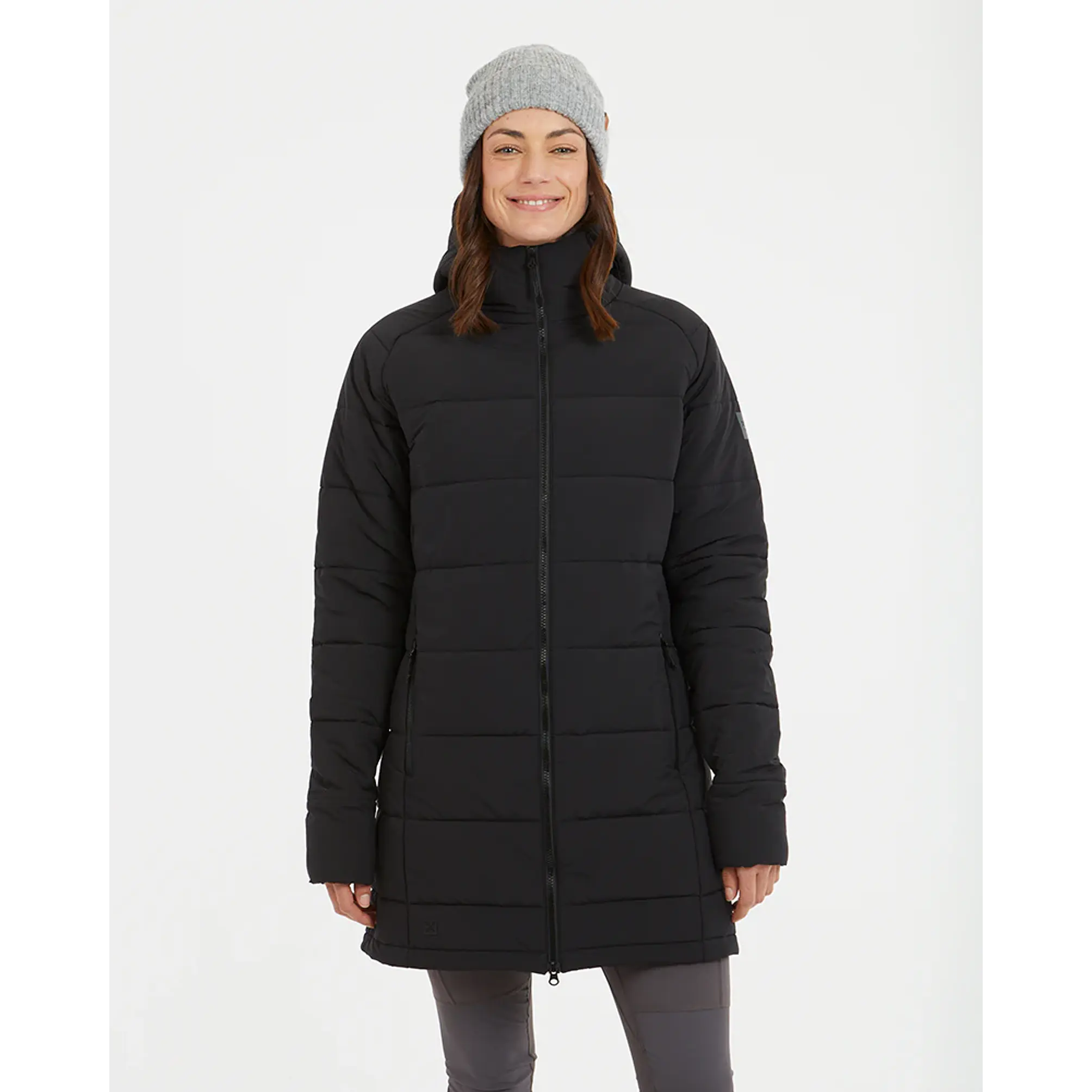 Abrigo Largo Mujer WOOLXLOFT Insulated Puffer Coat Black XTM 6