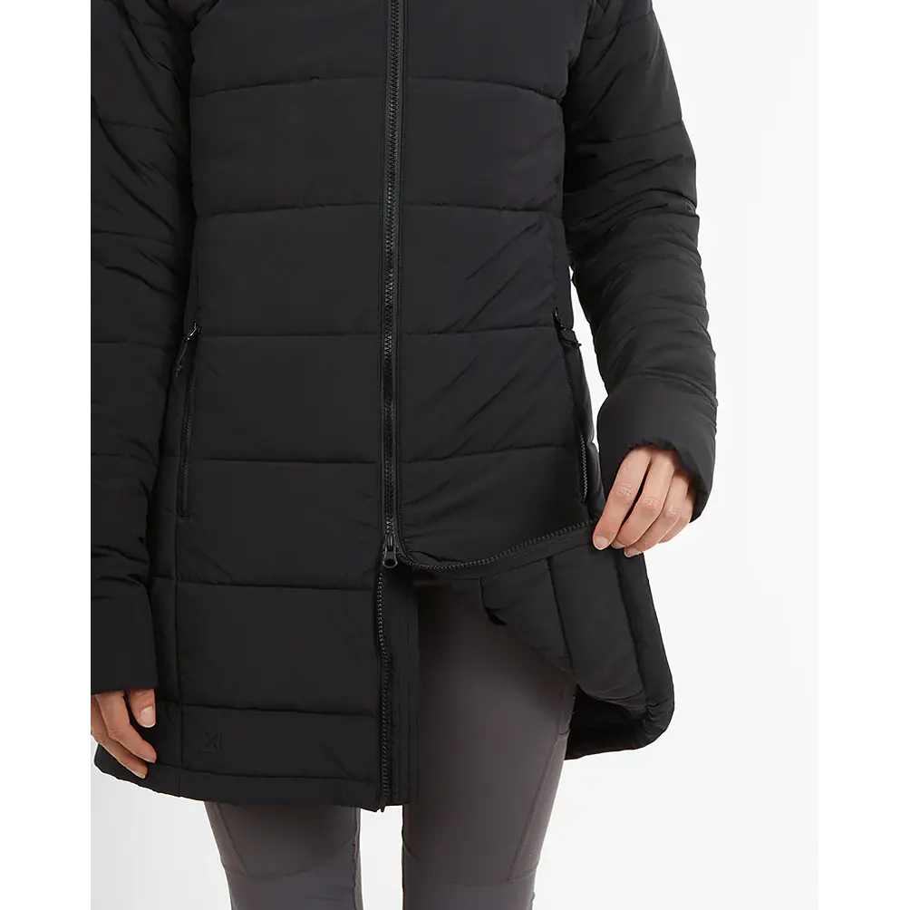 Abrigo Largo Mujer WOOLXLOFT Insulated Puffer Coat Black XTM 7