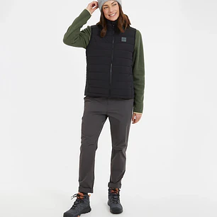 Chaleco Mujer WOOLXLOFT Insulated Puffer Vest Black XTM