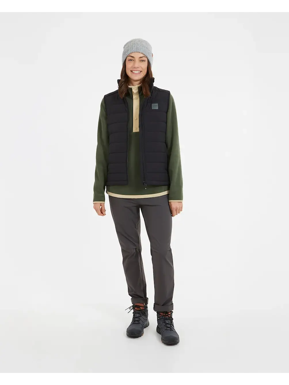 Chaleco Mujer WOOLXLOFT Insulated Puffer Vest Black XTM 4
