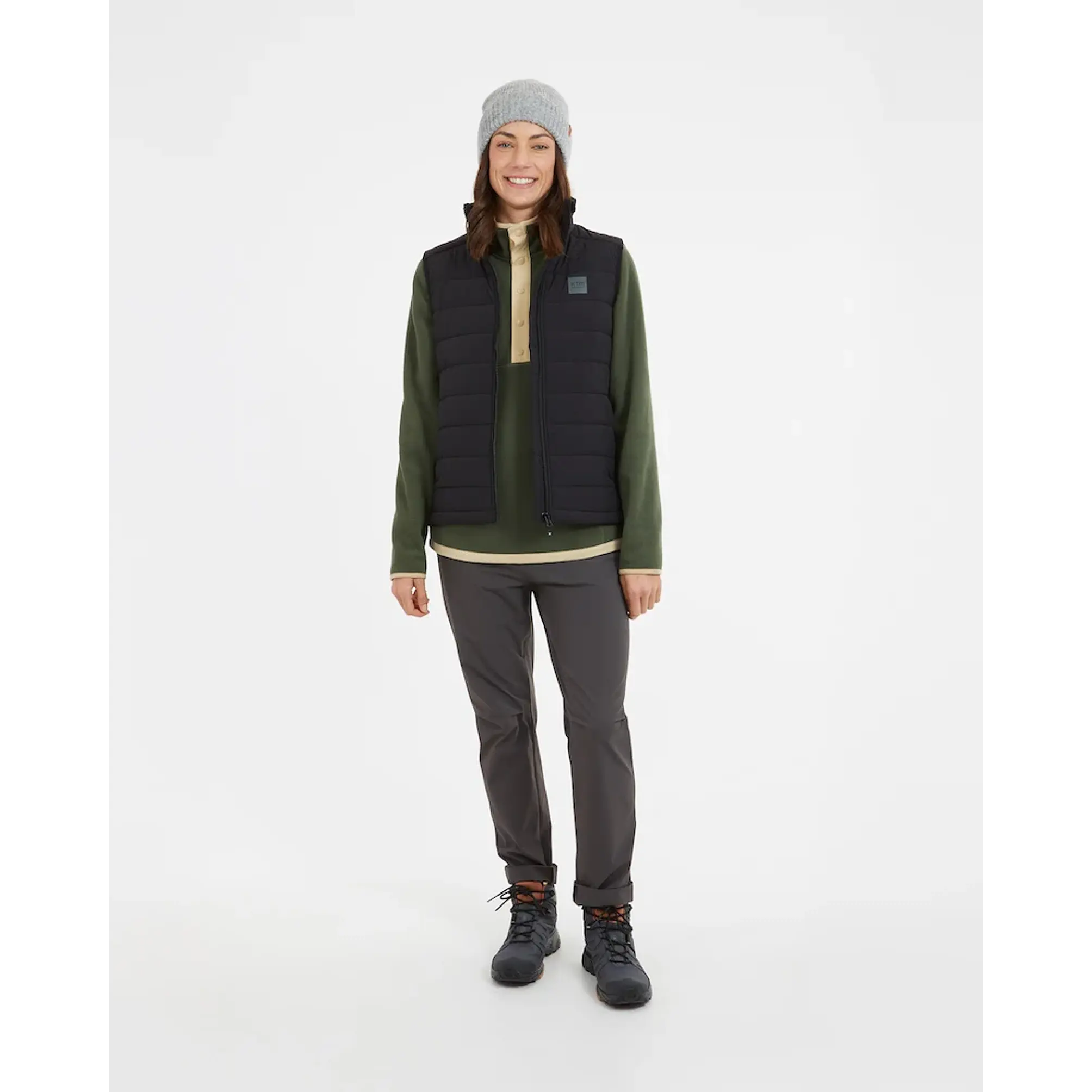 Chaleco Mujer WOOLXLOFT Insulated Puffer Vest Black XTM 4