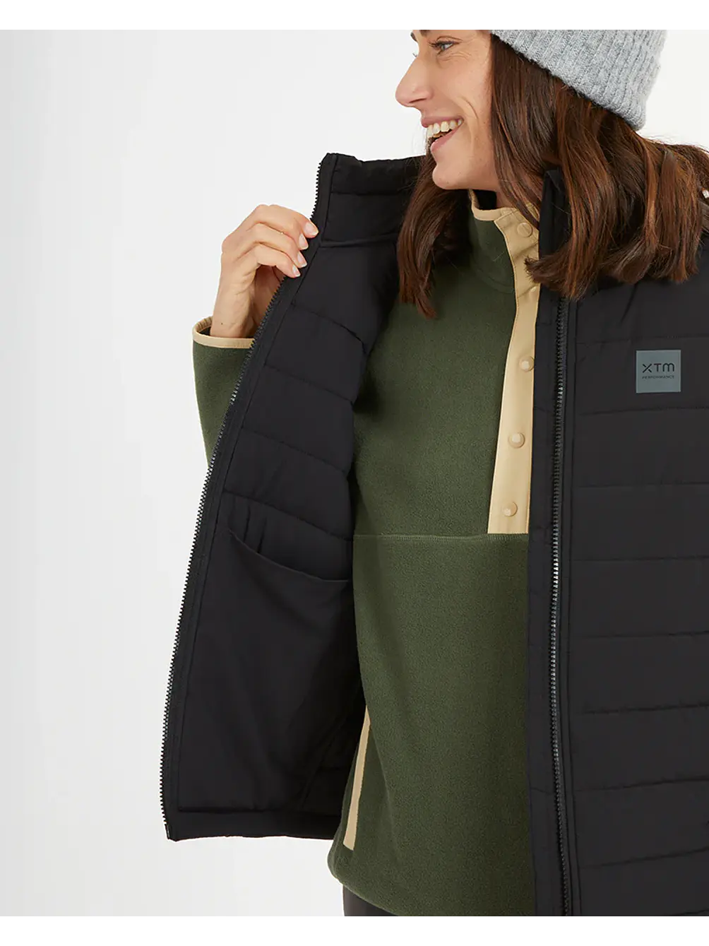 Chaleco Mujer WOOLXLOFT Insulated Puffer Vest Black XTM 8