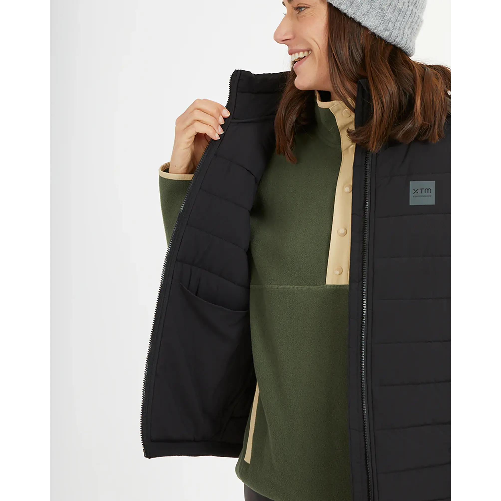 Chaleco Mujer WOOLXLOFT Insulated Puffer Vest Black XTM 8