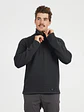 Polar Hombre Merino AEROGRID Fleece Pullover BLK XTM  - Miniatura 2