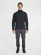 Polar Hombre Merino AEROGRID Fleece Pullover BLK XTM  - Miniatura 3