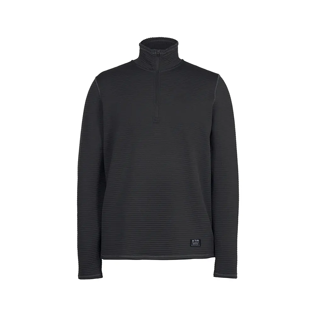 Polar Hombre Merino AEROGRID Fleece Pullover BLK XTM  4