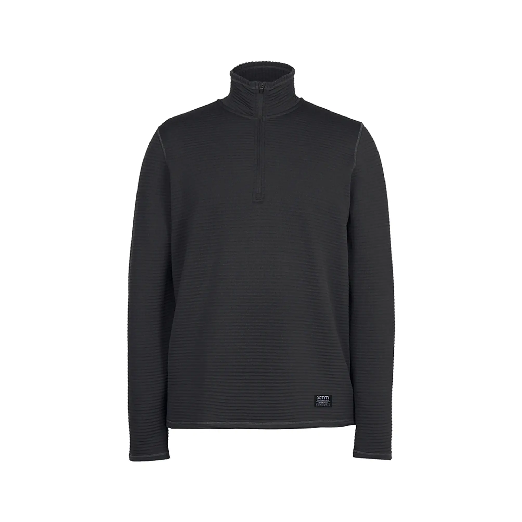 Polar Hombre Merino AEROGRID Fleece Pullover BLK XTM  4