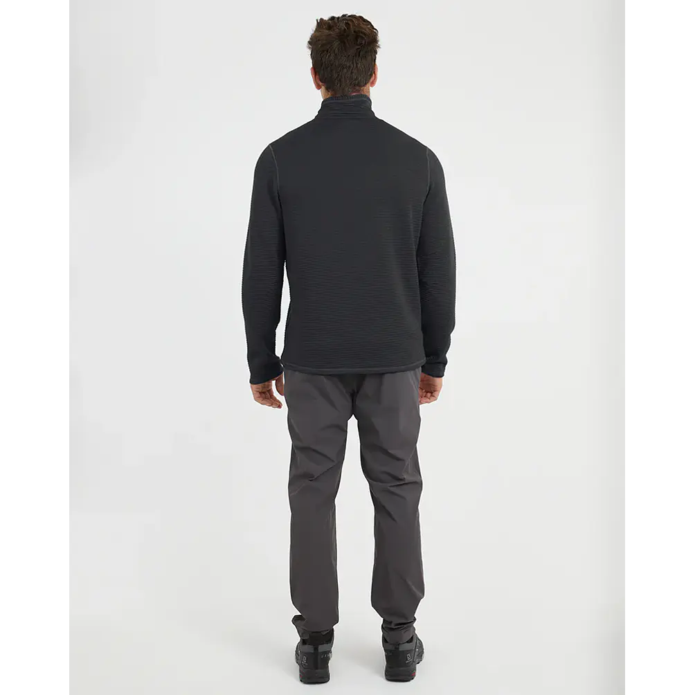Polar Hombre Merino AEROGRID Fleece Pullover BLK XTM  5