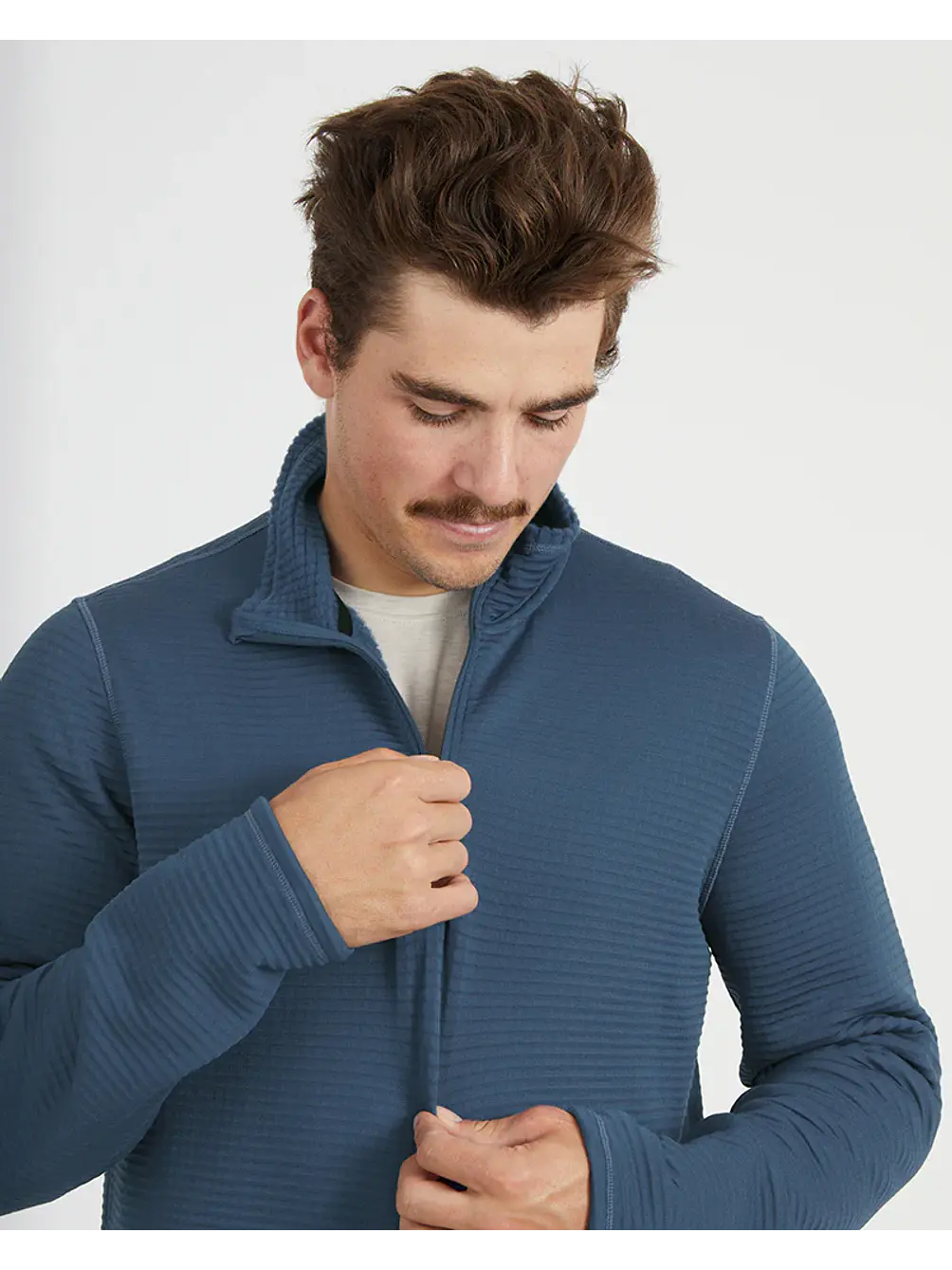 Polar Hombre Merino AEROGRID Fleece Pullover SLB XTM  6
