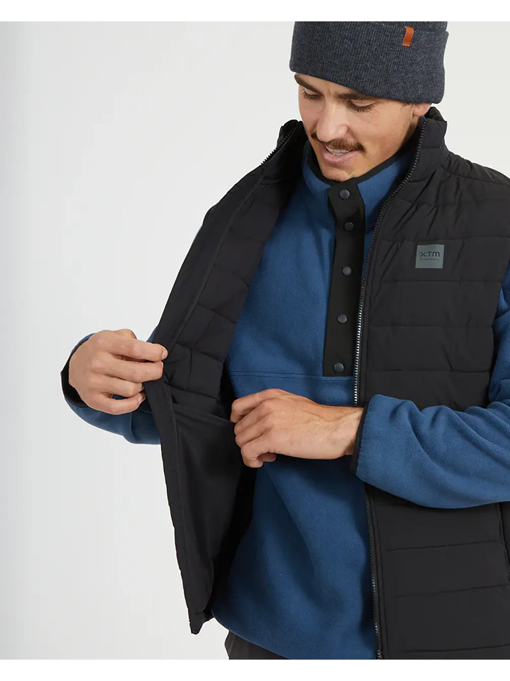 Chaleco Hombre WOOLXLOFT Puffer Vest Black XTM 13