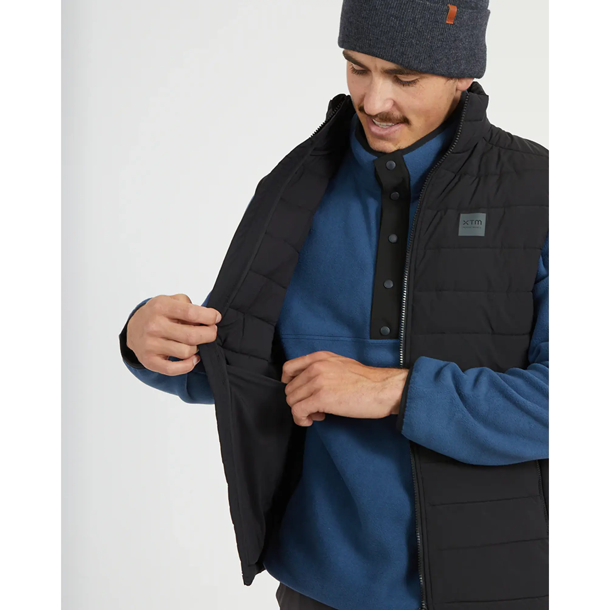 Chaleco Hombre WOOLXLOFT Puffer Vest Black XTM 13