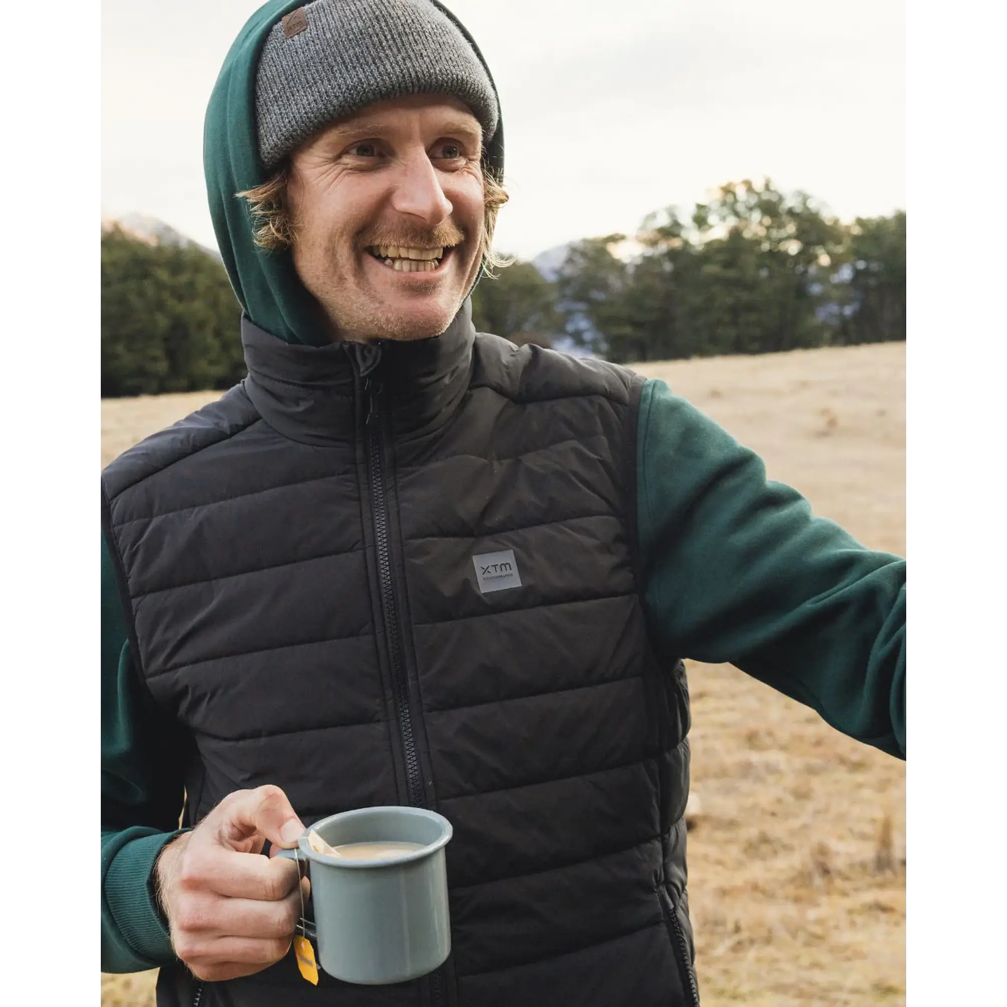 Chaleco Hombre WOOLXLOFT Puffer Vest Black XTM 15