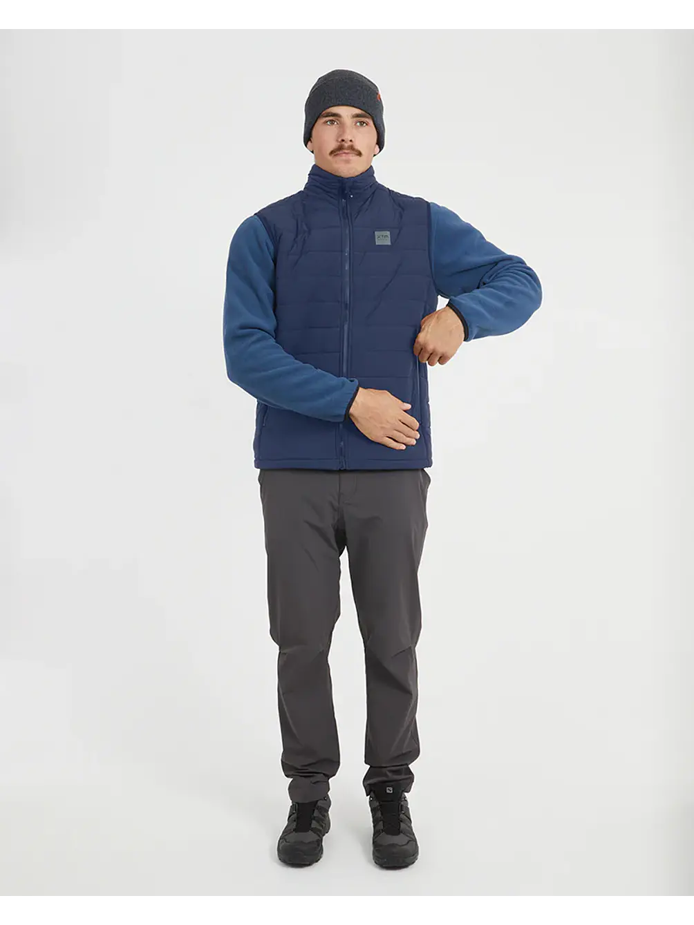Chaleco Hombre WOOLXLOFT Puffer Vest Slate Blue XTM 4
