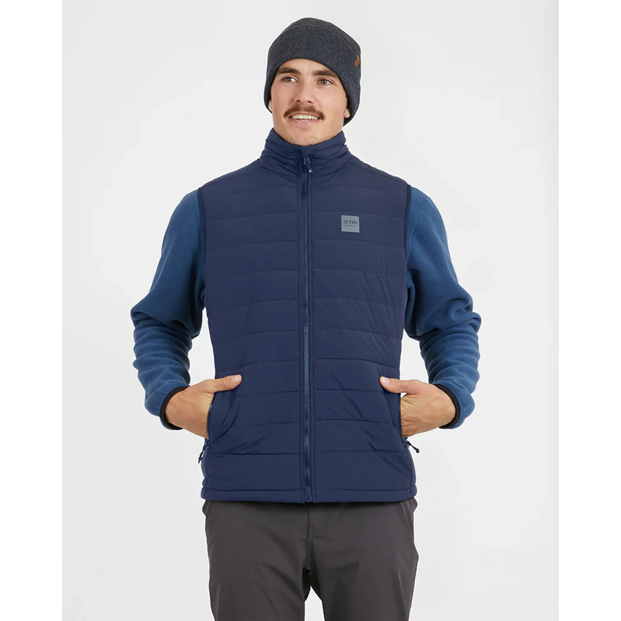 Chaleco Hombre WOOLXLOFT Puffer Vest Slate Blue XTM 1