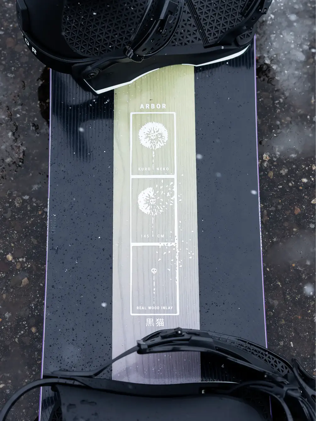Tabla Snowboard Arbor Kuro Neko 145 7