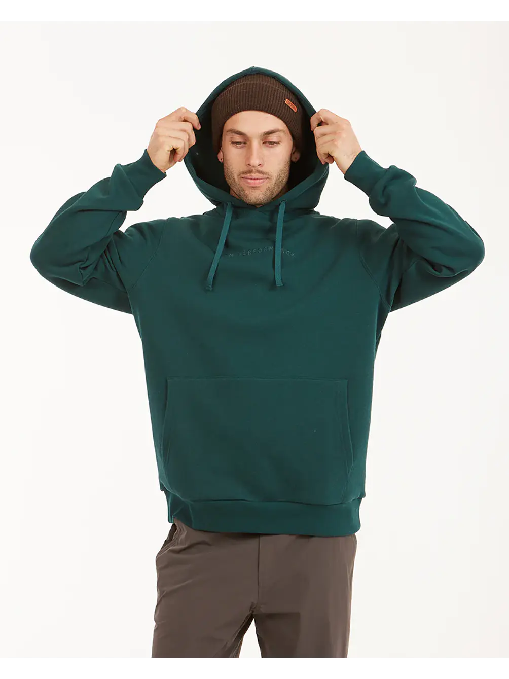 Polerón Unisex Hyams Organic Cotton DWR Hoodie XTM Pine 15
