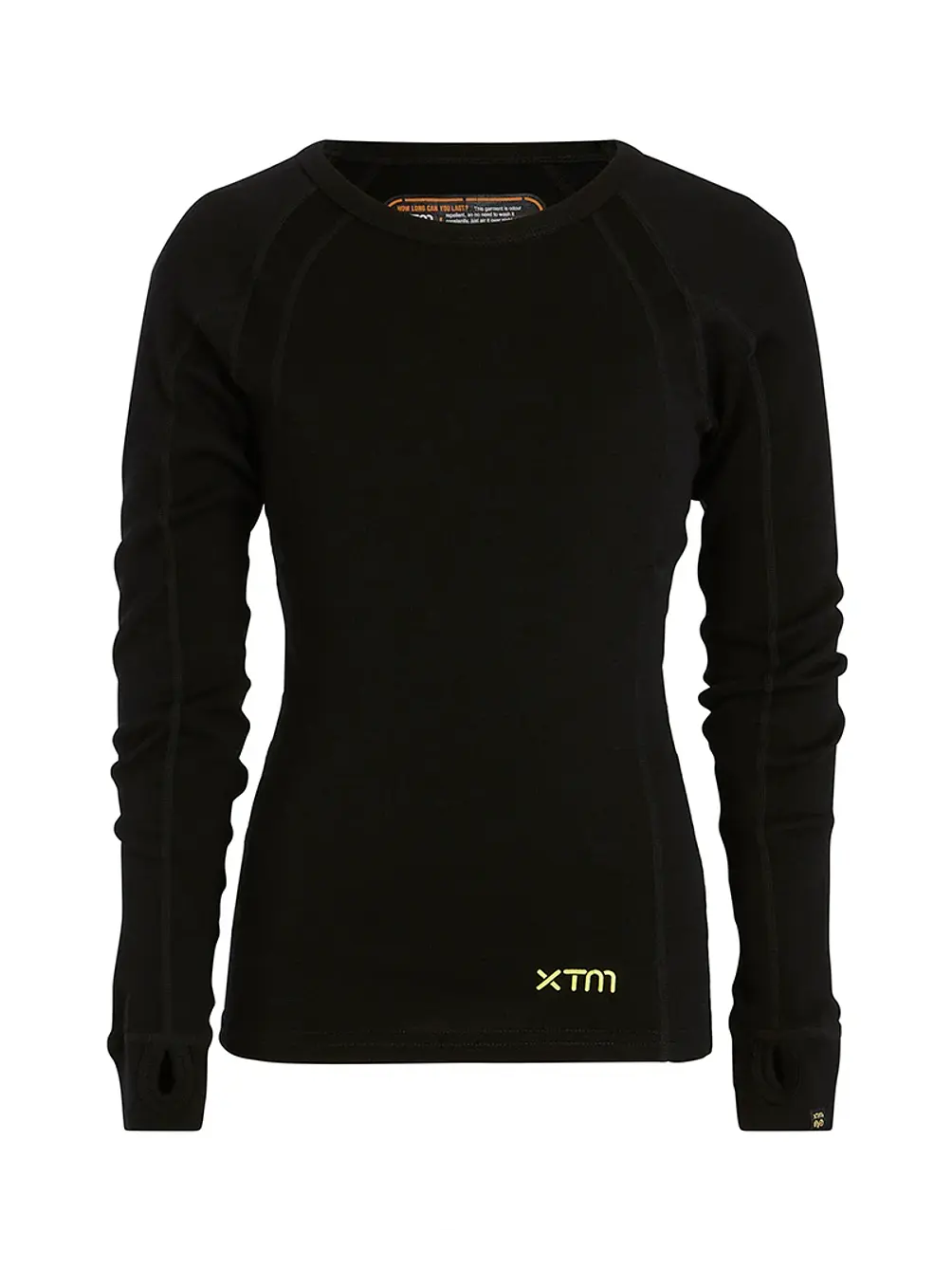 Polera Primera Capa Merino 230 Kids TOP BLK XTM 6