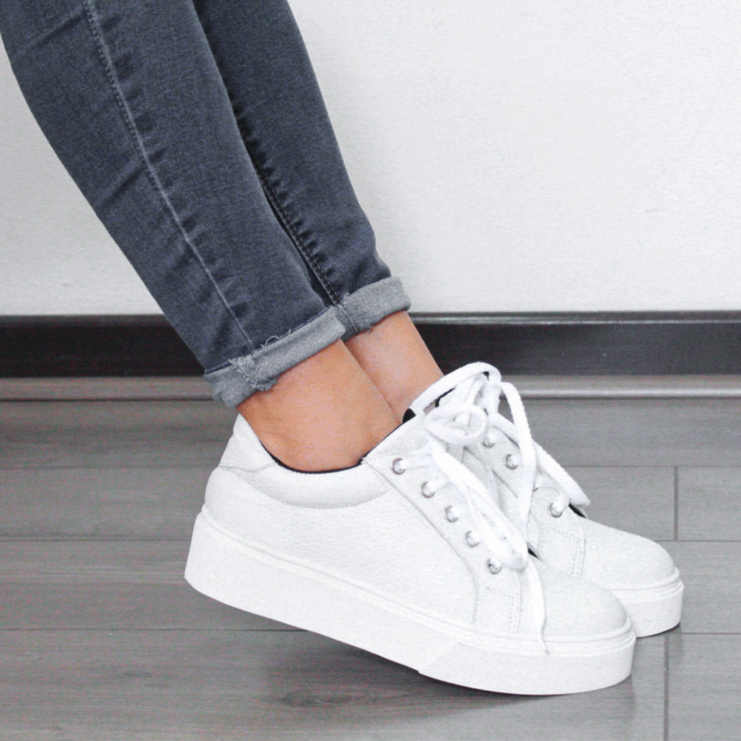 Zapatillas blancas - mujer