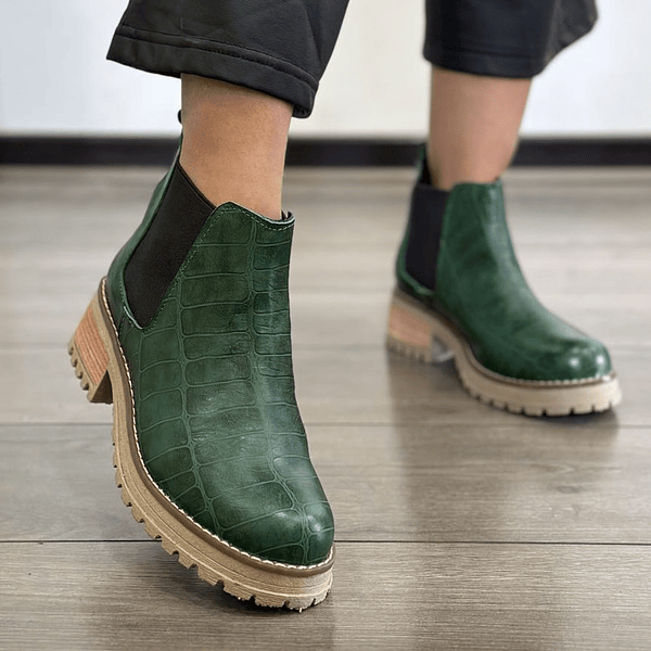 Botin Hong Kong Verde Croco