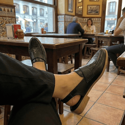 Sydney Negra Mate con Hebilla